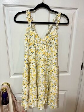 Floral Ruffle mini dress